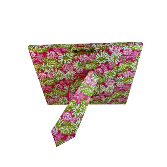 Lilly Pulitzer Frame Green Pink Sea Theme Preowned - Picture 3 of 4
